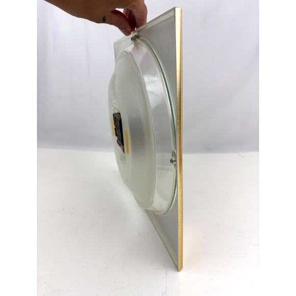 VTG Waltham Spartus 11" Quartz Wall Collectible Clock 80s Gold WORKS - Picture 3 of 16